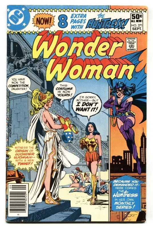 WONDER WOMAN #271 VF 1980-DC COMICS-HUNTRESS begins