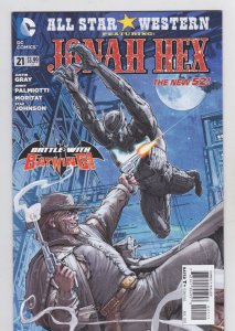 DC Comics! All Star Western! Featuring Jonah Hex! Issue #21! 