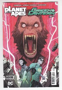 PLANET OF APES GREEN LANTERN (2016 BOOM!) #4 MAIN CVR