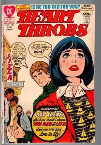 HEART THROBS #140 1972 DC-ROMANCE-FN--GHETTO-RACISM THEMED STORY FN-