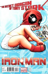 Iron Man #9 Deadpool Variant Cover (2013) NM (9.4) Ships Fast!