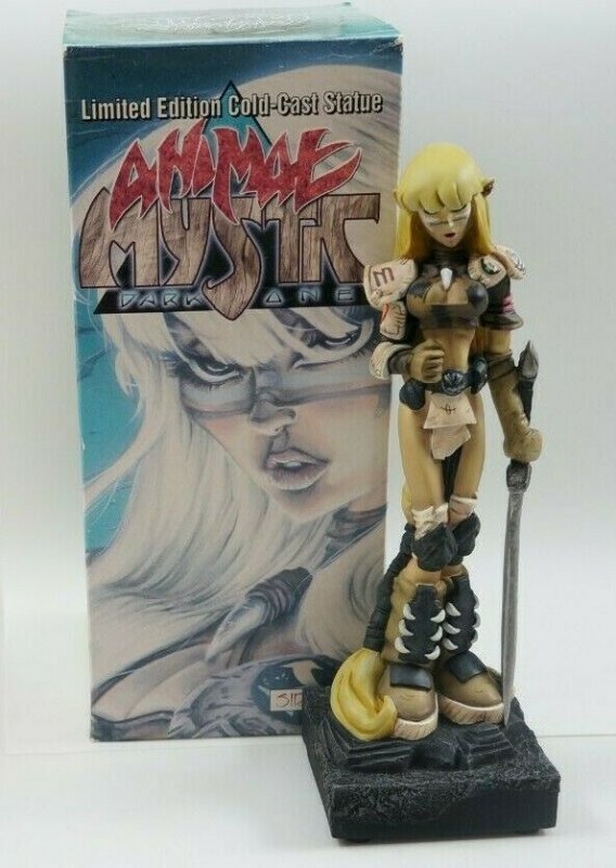 Animal Mystic Statue CIB complete in box DARK ONE sirius bowen rare only 1,000!