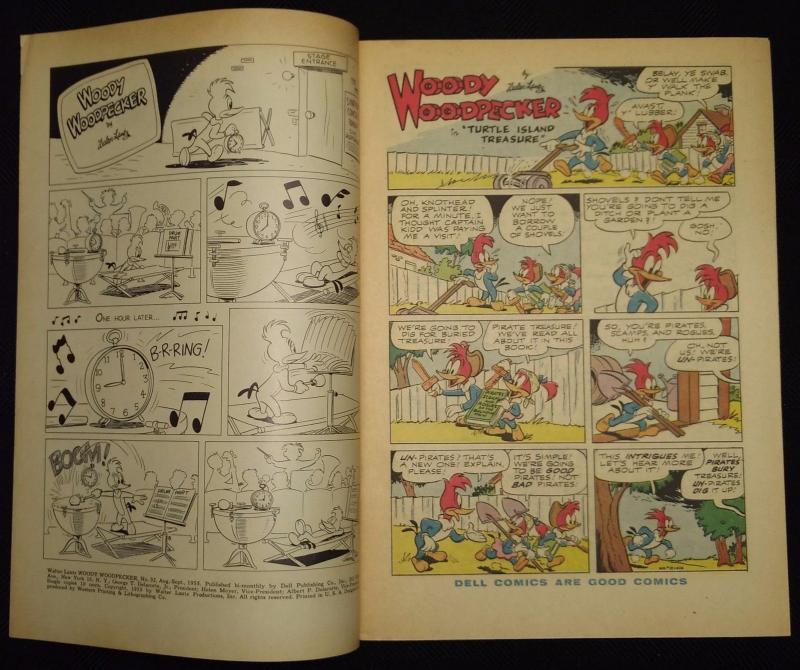 Woody Woodpecker #32 - Golden Age Classic (Dell, 1955) VF-