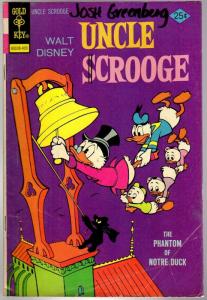 UNCLE SCROOGE 114 G-VG  Sept. 1974