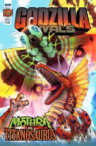 Godzilla Rivals Mothra Vs Titanosaurus Cvr A Wind (mr) Idw Publishing Comic Book 
