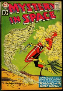 MYSTERY IN SPACE #70 DC 1961 ADAM STRANGE SCI FI COVER VG+