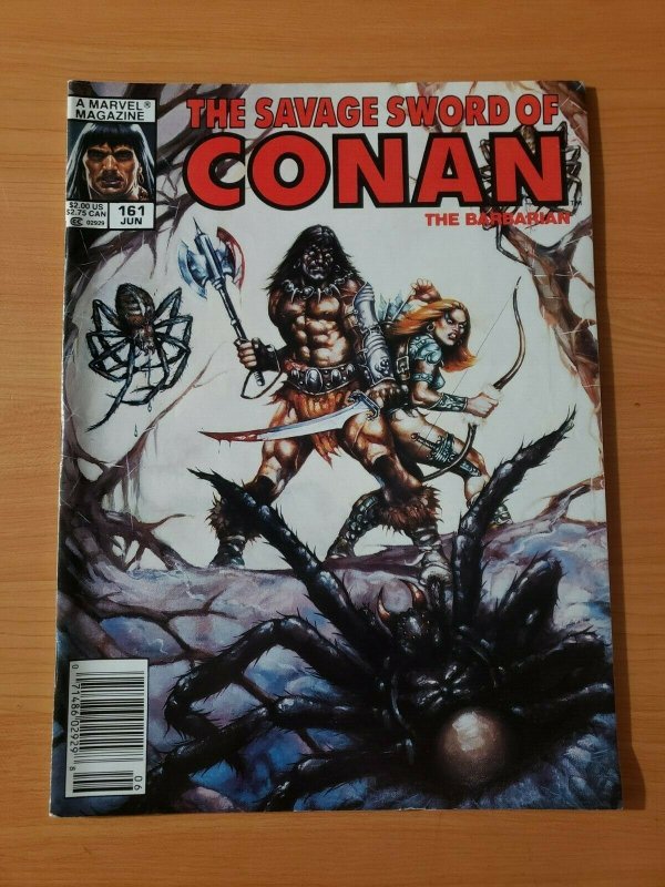 The Savage Sword of Conan #161 ~ VERY FINE - NEAR MINT NM ~ 1989 Marvel Comics 