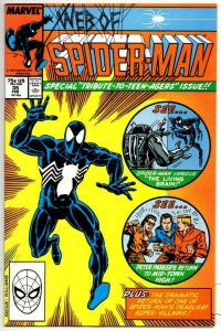 WEB of SPIDER-MAN #35, VF/NM, Black Suit, 1985 1988, more Marvel in store