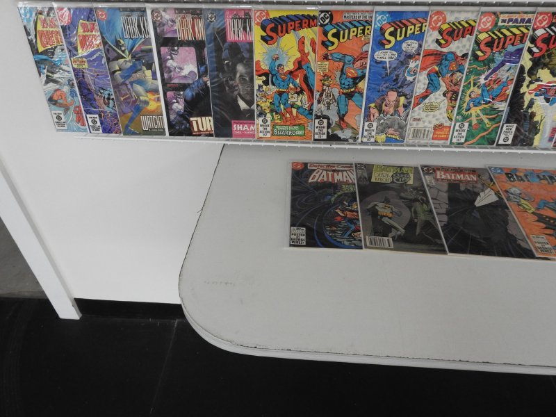Huge Lot of 130+ Comics W/ Action Comics, Batman, Superman Avg. VF- Condition!