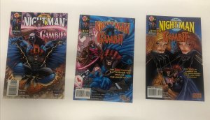 The Night Man Gambit (1996) #1 2 3 (VF+/NM) Complete Set Marvel/Malibu