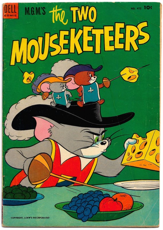 MGM's THE TWO MOUSEKETEERS (4 COLOR #475) [June 1953] 5.0VG/FN H.Eisenbe...