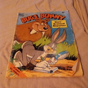 Four Color #274 Bugs Bunny Hare-Brained Reporter (Dell 1950) Golden Age comics