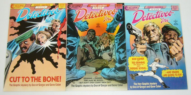 Detectives, Inc: A Terror of Dying Dreams #1-3 VF/NM complete set DON MCGREGOR