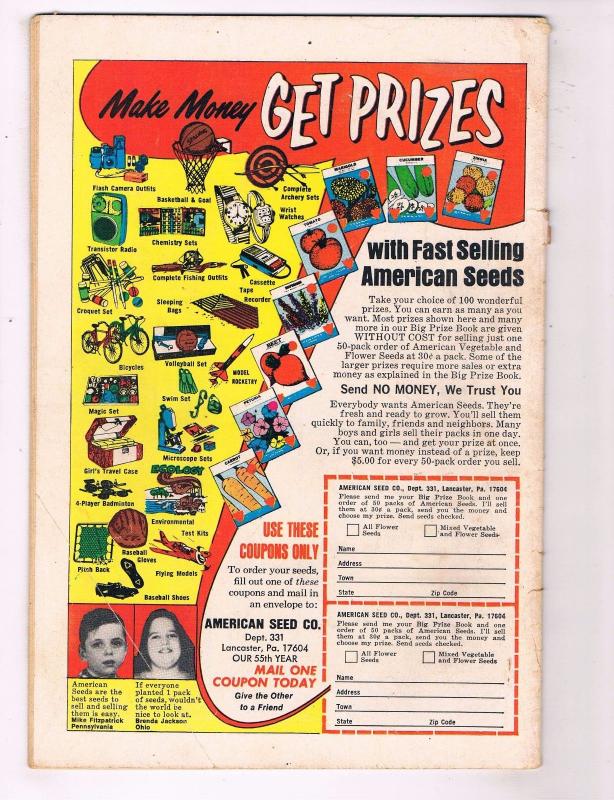 Doom Patrol # 123 GD/VG DC Comic Book Robot Man Negative Man The Chief J55