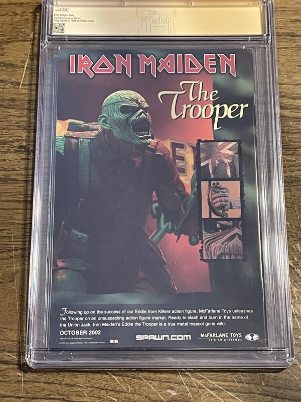 Spawn #119 CGC 9.6 SIGNED MCFARLANE Gunslinger Spawn Cameo SS CUSTOM LABEL