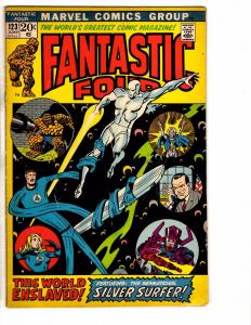 Fantastic Four # 123 FN Marvel Comic Book Galactus Silver Surfer Thing Doom J248