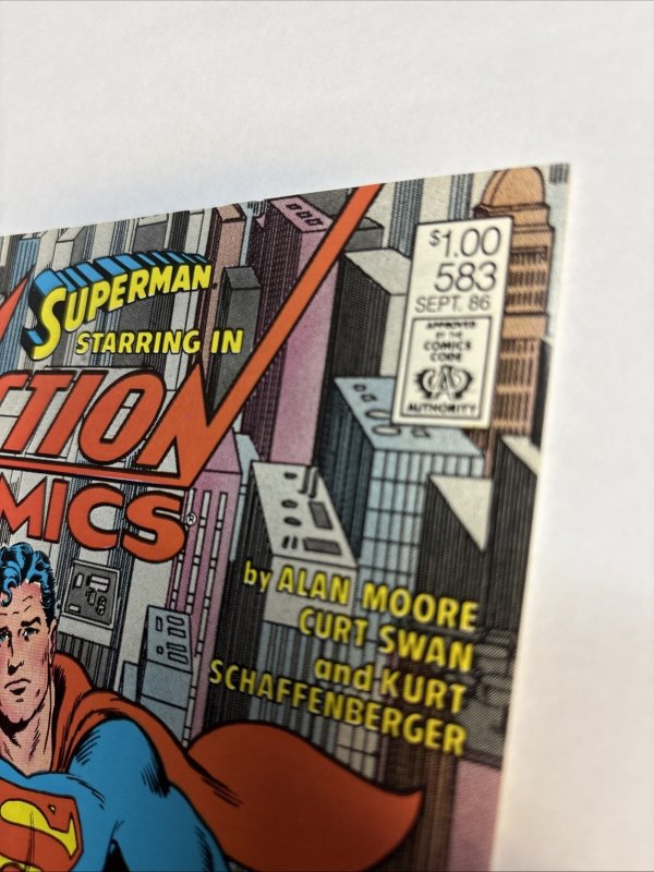 Action Comics (1986) # 583 (VF) Canadian Price Variant CPV ! Alan Moore