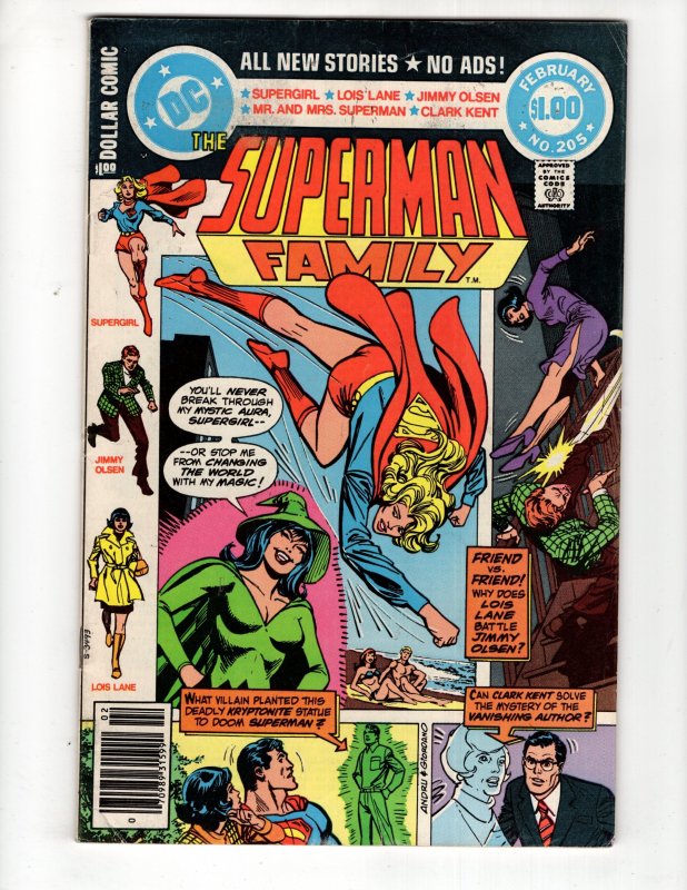 The Superman Family #205 Newsstand Edition (1981) / ID#175B