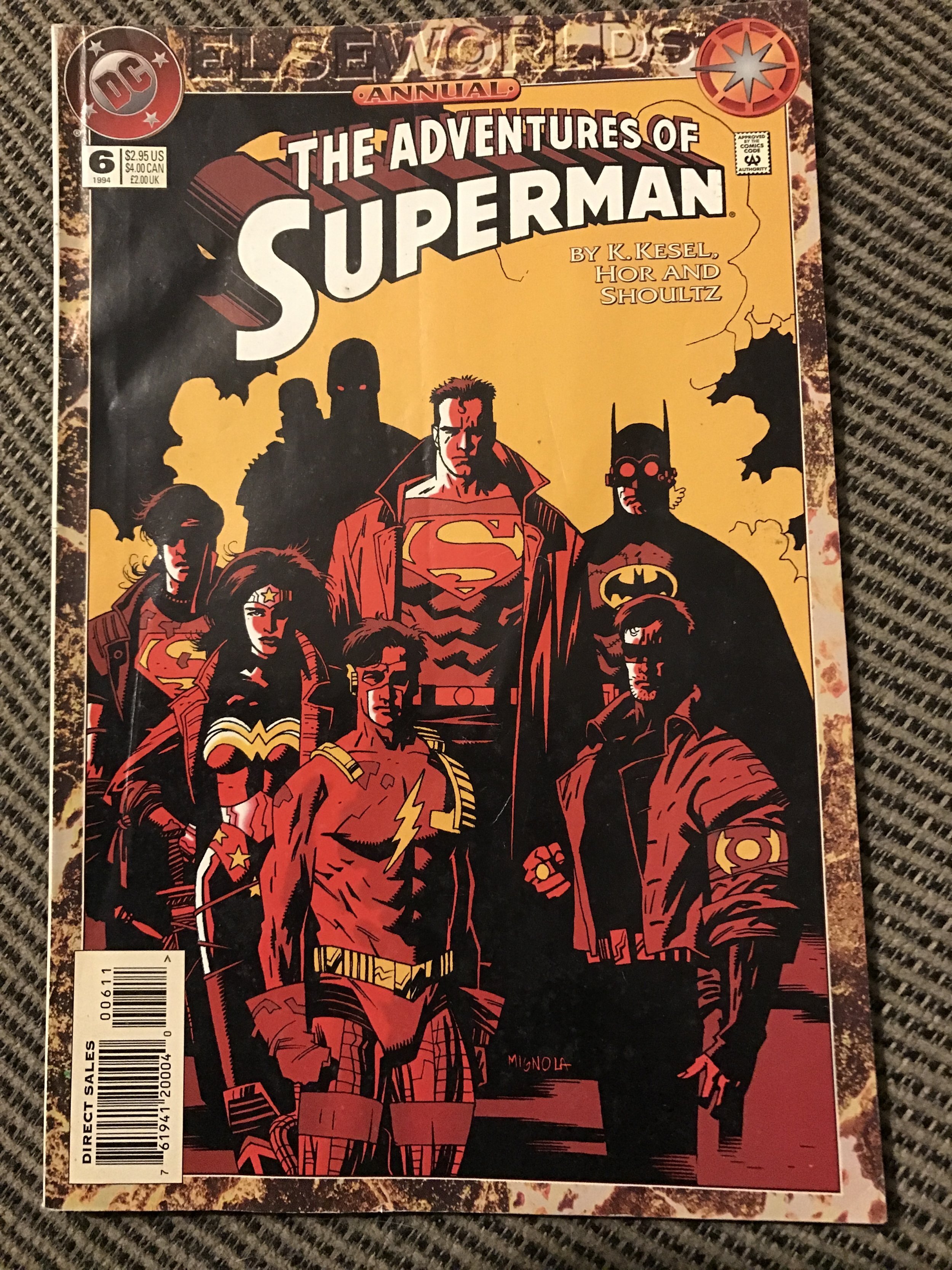 Adventures of Superman Annual #6 : DC 1994 Fn; Mike Mignola cover,  Elseworlds | Comic Books - Modern Age, DC Comics, Superman, Superhero /  HipComic