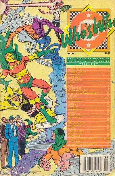 Who's Who: The Definitive Directory of the DC Universe #15, NM- (Stock p...