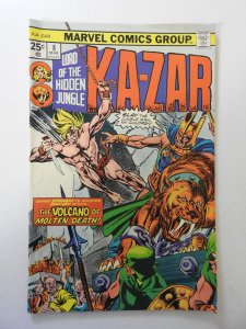 Ka-Zar #8 (1975) VG+ Condition MVS intact!