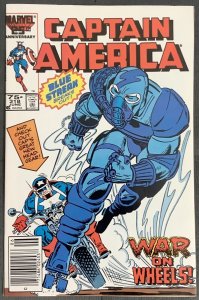 Captain America #318 Newsstand Edition (1986, Marvel) NM