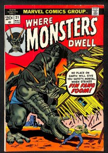 Where Monsters Dwell #21 (1973)