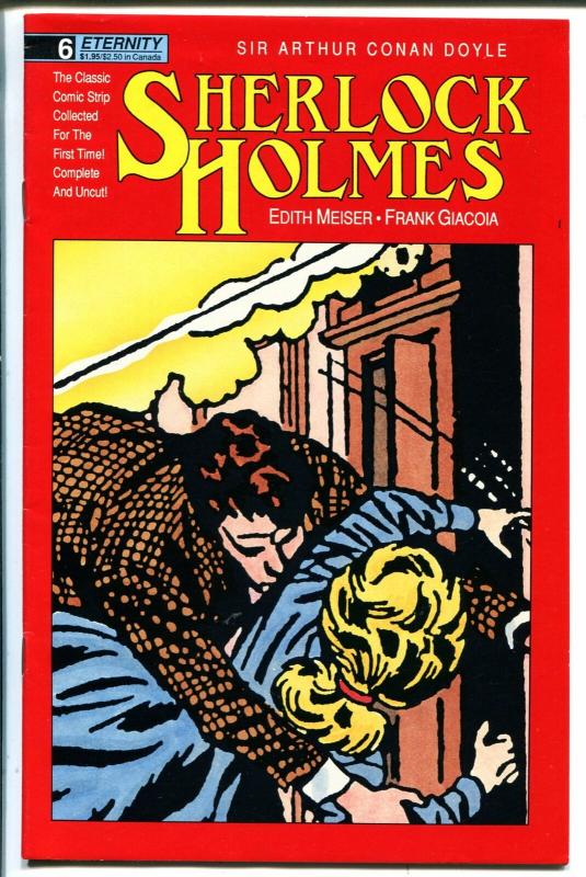 Sherlock Holmes #6 1988-Eternity-Conan Doyle-newspaper strip reprint-FN/VF