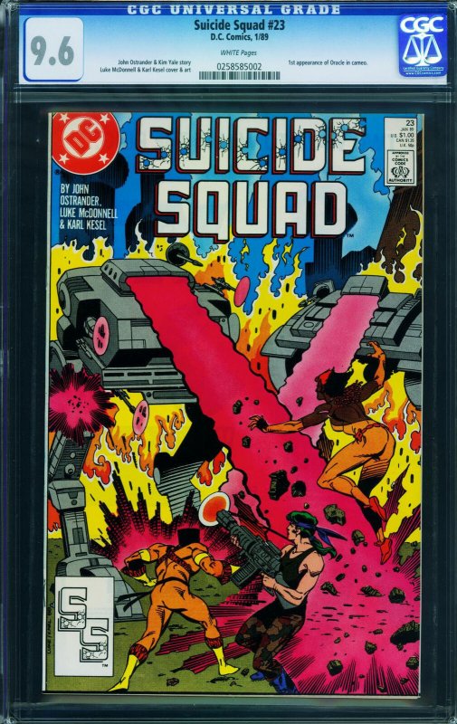 Suicide Squad #23 CGC 9.6 1989-1st Oracle - Modern Key- 0258585002