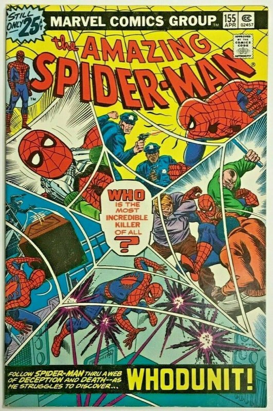 AMAZING SPIDER-MAN#155 FN+ 1976 MARVEL BRONZE AGE  COMICS