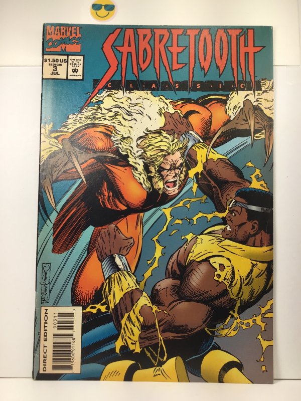 Sabretooth Classic #3 (1994) Luke Cage Powerman