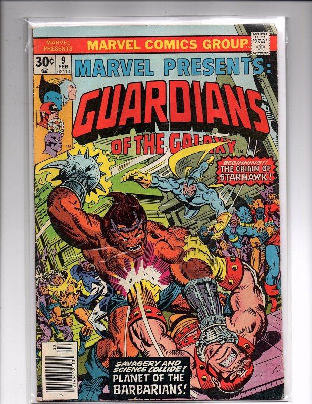 Marvel Comics Marvel Presents #9 Guardians of the Galaxy Starhawk Origin Yondu