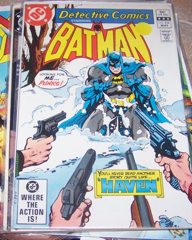 DETECTIVE COMICS  # 514 BATMAN  1981 DC MAXIE ZUES + SOLO BATGIRL  STORY