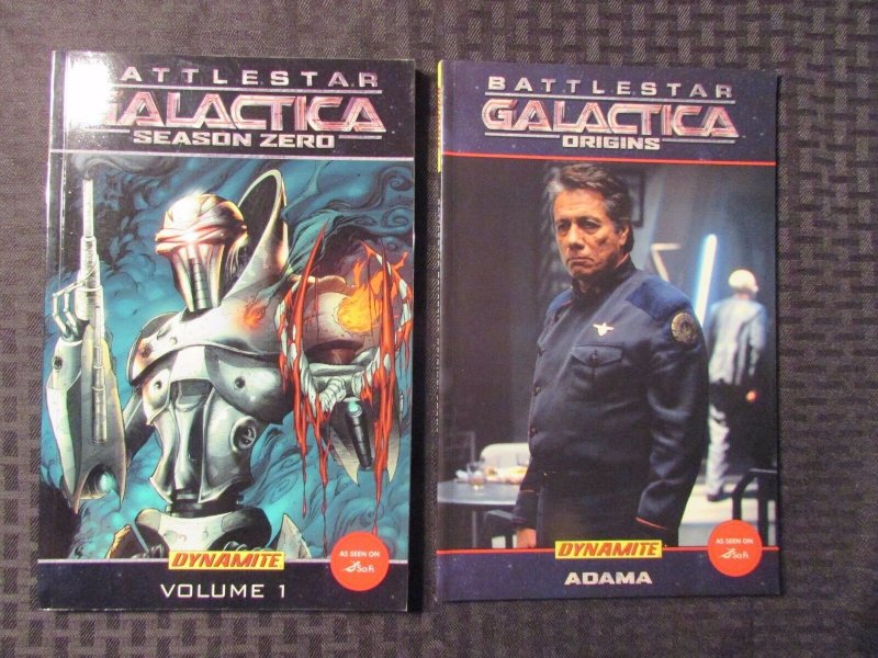 2008 BATTLESTAR GALACTICA Season Zero v. 1 & 2 1st Ed. TPB + Origins