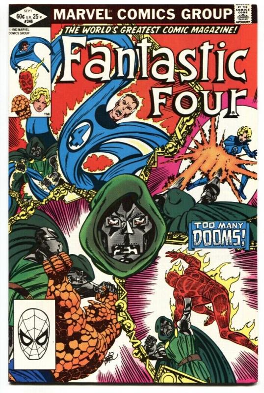 Fantastic Four #246-comic book-Doctor Doom-Marvel 1981 NM- 