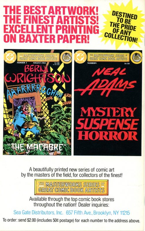 Frazetta / Wrightson Masterworks Lot - All 3 Issues VF - 1983