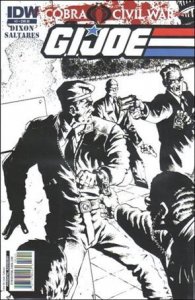 G.I. Joe (2011) 2-C Javier Saltares 1:10 Black and White Cover VF/NM