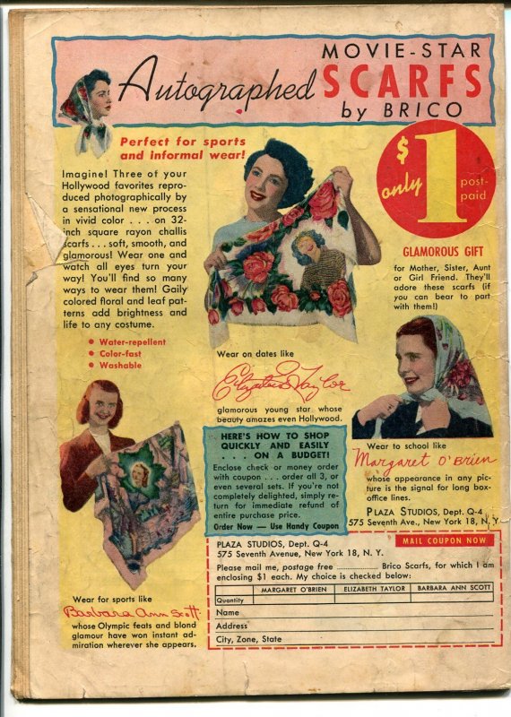 Hollywood Diary #3  1950 - Quality  -FR - Comic Book