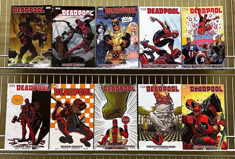 Deadpool by Daniel Way TPB Lot Complete Series/Run Vol 1-10 Paco Medina & Others