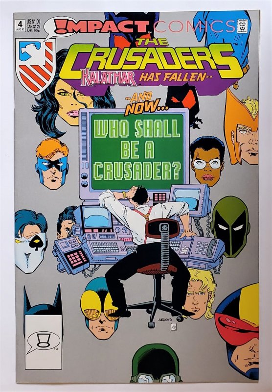 Crusaders, The #4 (Aug 1992, Impact) 8.0 VF