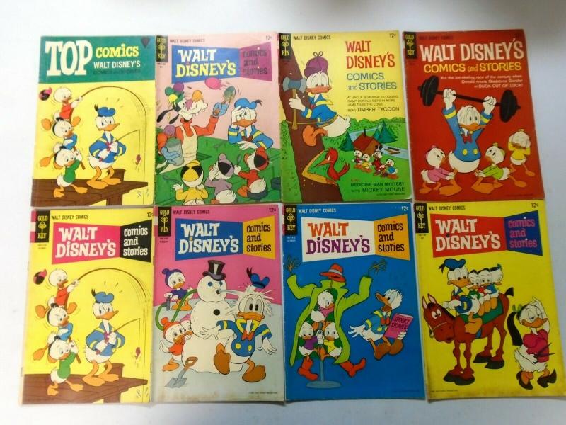 Silver + Bronze Age Gold Key Disney Comics + Stories Lot 55 Different, Very Good