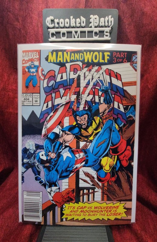 Captain America #404 Newsstand Edition (1992)