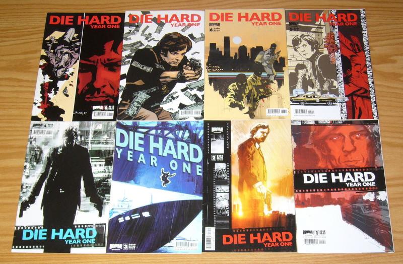 Die Hard: Year One #1-8 VF/NM complete series JOHN MCCLANE PREQUEL jock variants