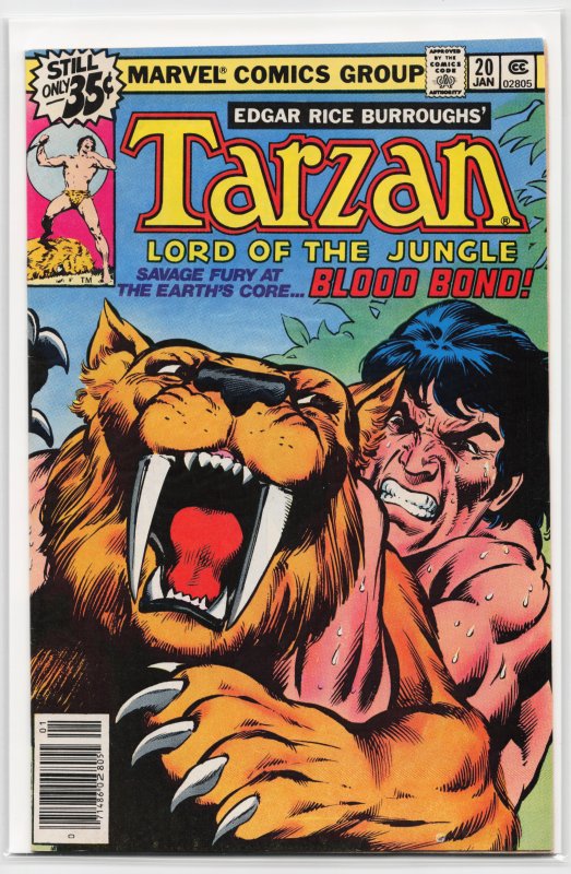 Tarzan #20 (1979) NO M.J.I