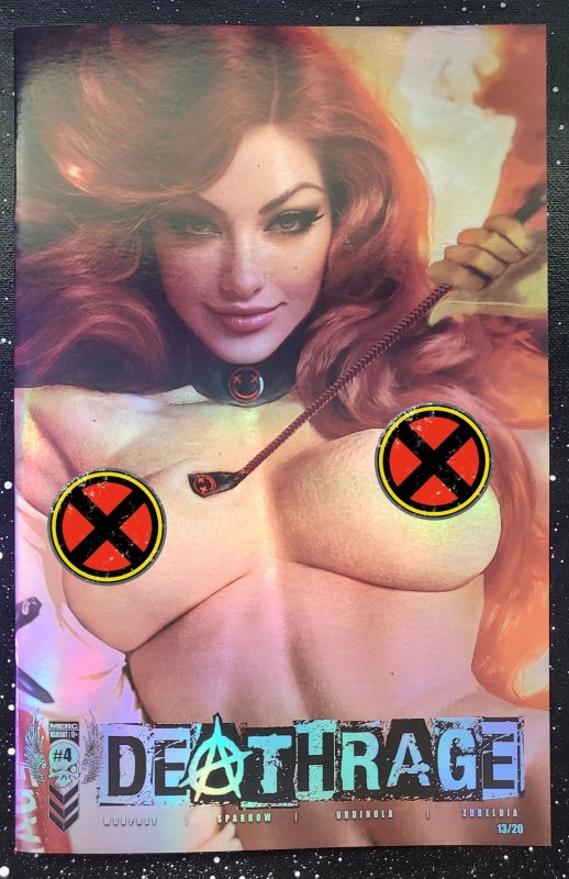 Deathrage #4 Shikarii Firebird Phoenix Cosplay Naughty Preview Foil || LTD 20