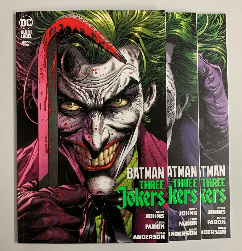 Batman Three Jokers #1-3 (DC Black Label 2020) Geoff Johns Jason Fabok (9.2+)