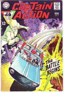 Captain Action #2 (Jan-69) FN Mid-Grade Captain Action