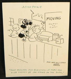 Josephine Moving Gag - Signed art by Charles Skiles