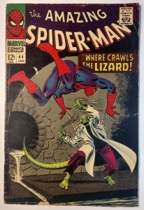 The Amazing Spider-Man #44 (3.0, 1967) 2nd appearance of the Lizard