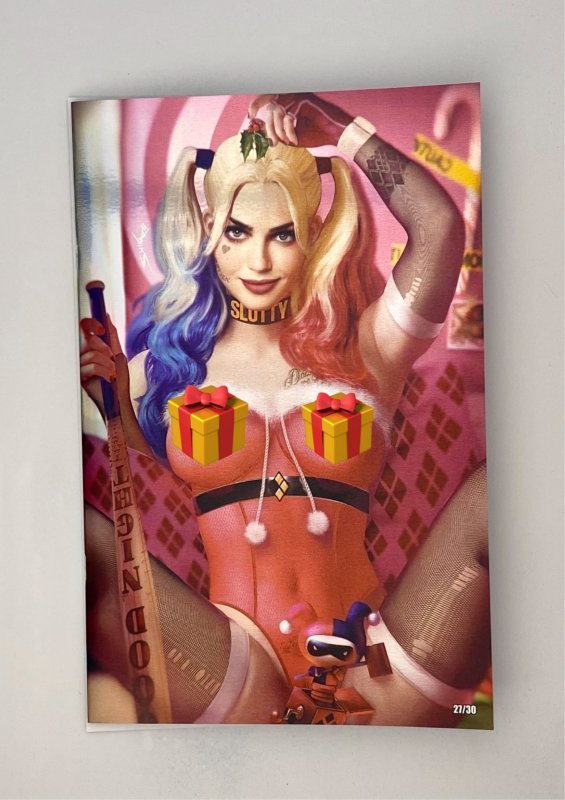 POWER HOUR #1 HARLEY QUINN SHIKARII COSPLAY CHROME EDITION 5 BOOK COLLECTORS BOX